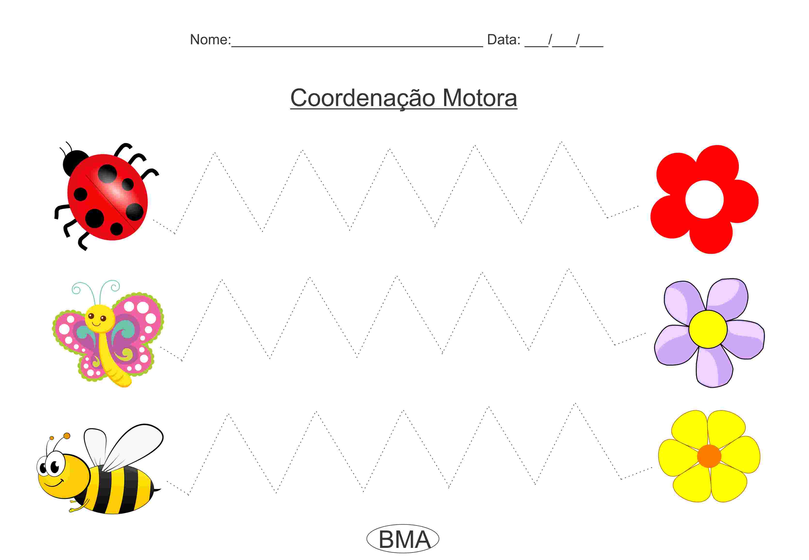 Atividades Maternal 2 Coordenação Motora - RETOEDU